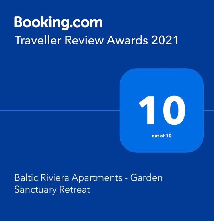 Baltic Riviera Apartments - Garden Sanctuary Retreat 그단스크 외부 사진