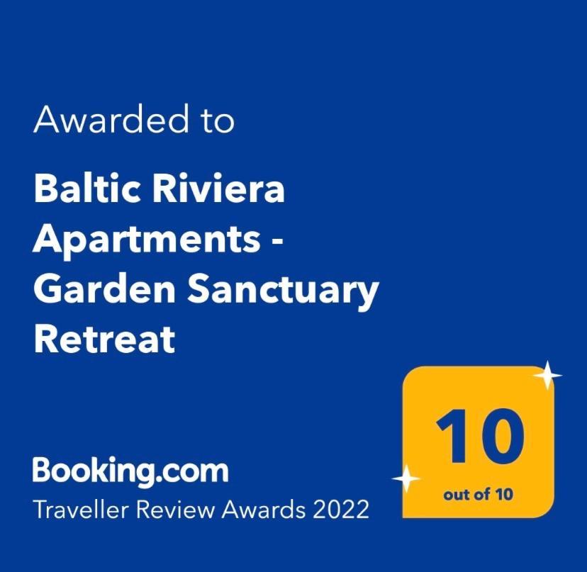 Baltic Riviera Apartments - Garden Sanctuary Retreat 그단스크 외부 사진